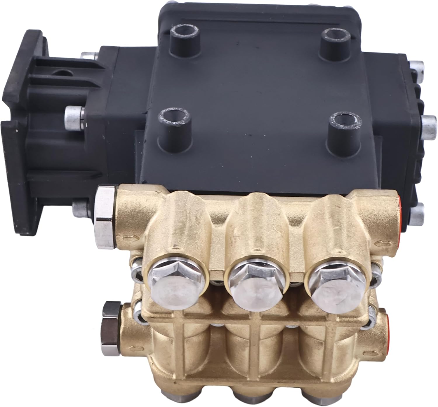 Pressure Washer Pump RCV3G27 RCV3G27D-F7 Brass Head Steel Connection Rods 3400 RPM 3.0 GPM 3/4" Shaft 186 Bar