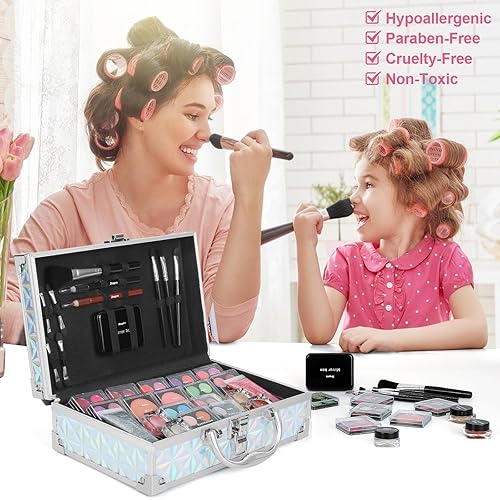 Miniatura 4 de Anpro Estuche de maquillaje todo en uno con juego de maquillaje profesional para adolescentes, kit completo de cosméticos para principiantes con