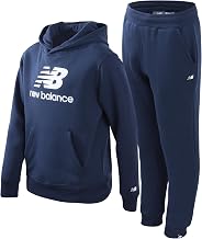 New Balance Boys Sweatpants Set - 2 Piece Fleece Pullover Hooded Boys Sweatshirt and Joggers Youth Kids Activewear (8-20)
