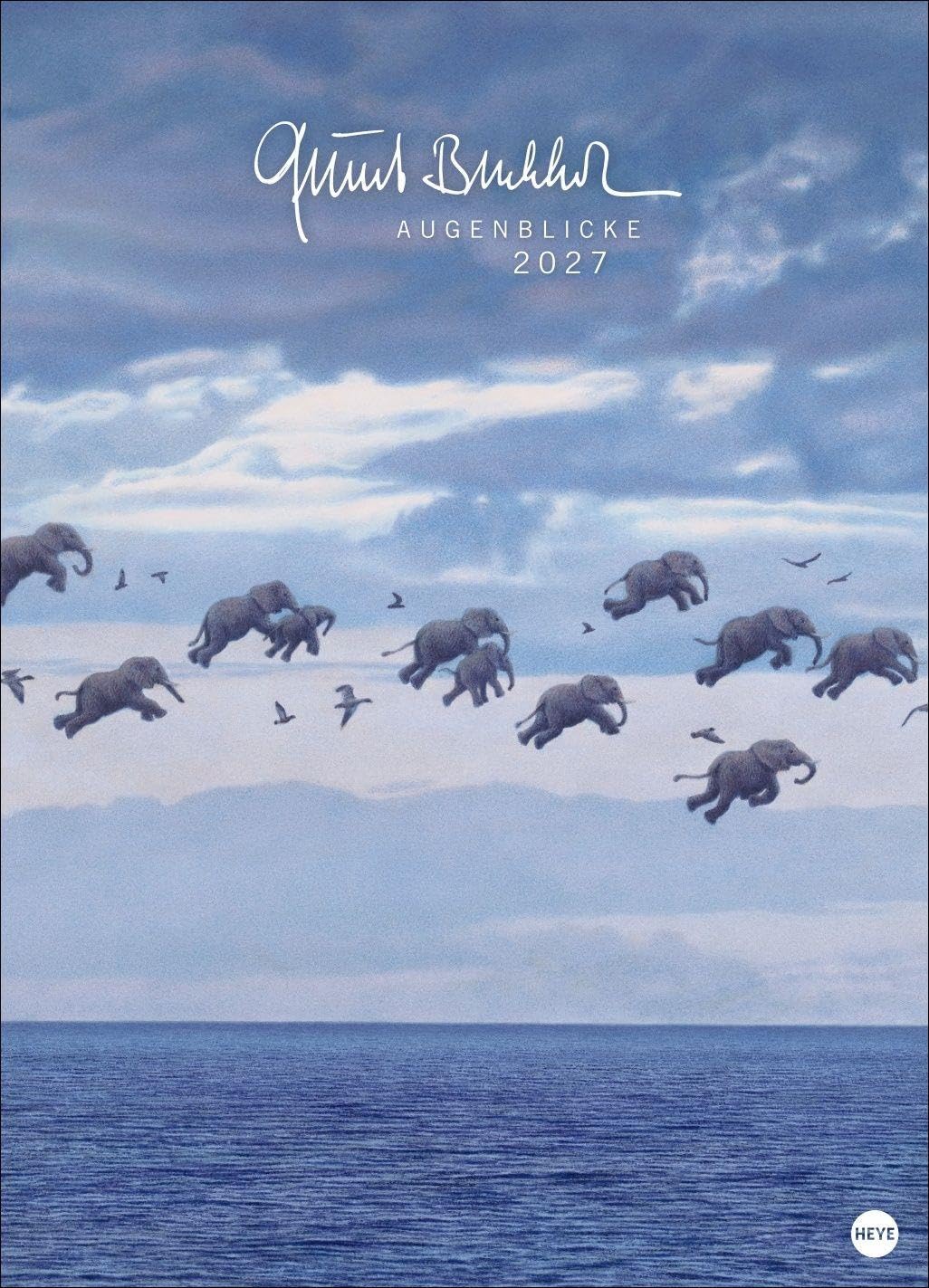 Quint Buchholz: Augenblicke Kalender 2027: Magisch-realistische Szenen aus dem Werk von Künstler Quint Buchholz in einem großformatigen Kunst-Kalender. Großer Wandkalender 2027. 49 x 68 cm.