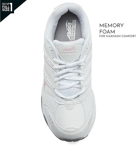 Miniatura 4 de Avia Verge - Tenis para mujer, para tenis, cancha, entrenamiento cruzado o pickleball para mujer, tenis clásicos negros o blancos con soporte de