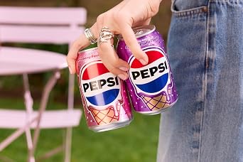 Pepsi Raspberry Ripple Ice Cream Flavour Cola | 330ml Can | 24 Pack