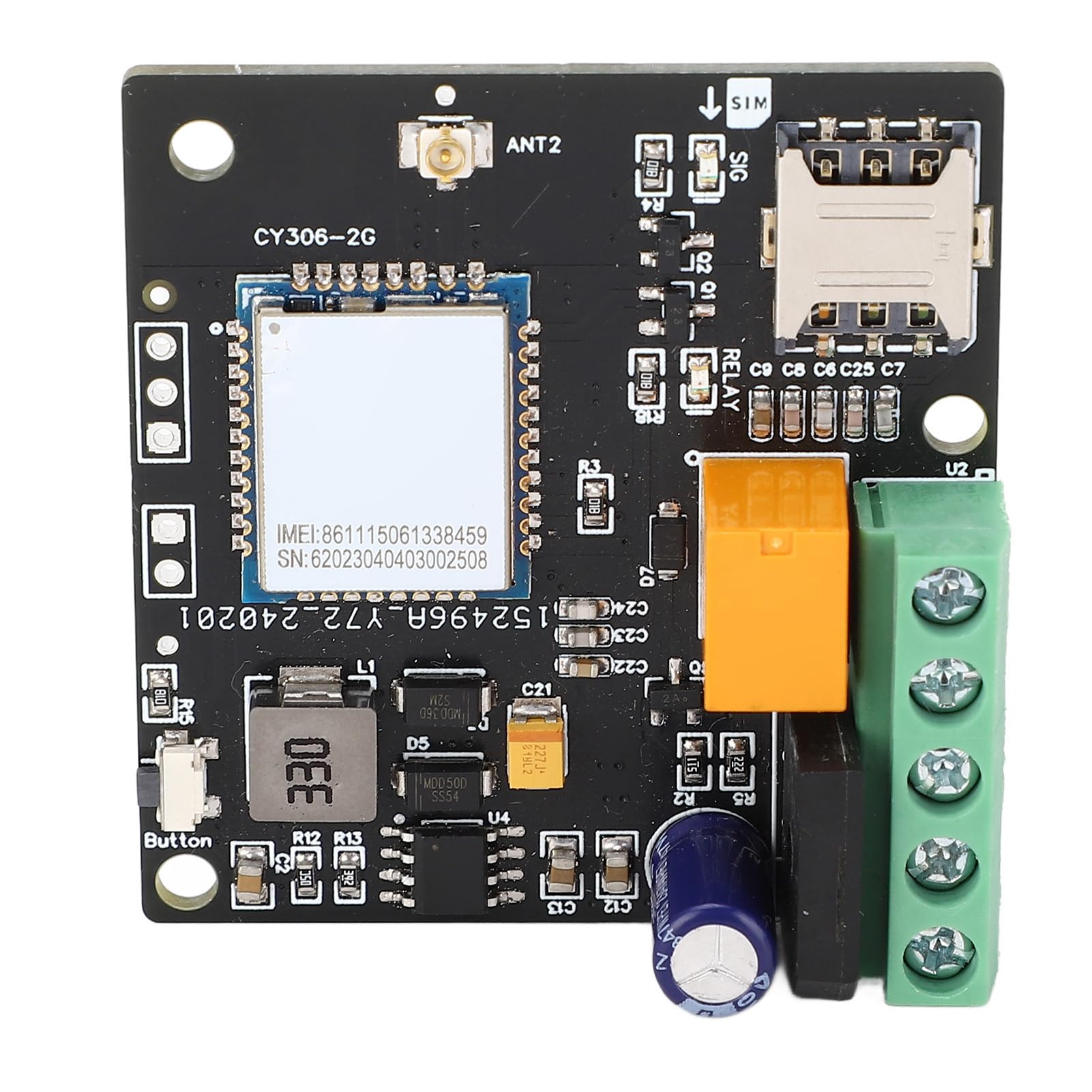 Interruttore relè Apricancello GSM Chiamata Controllo Remoto Multi Funzioni Frequenza GSM 2G per Porte Ascensori Garage