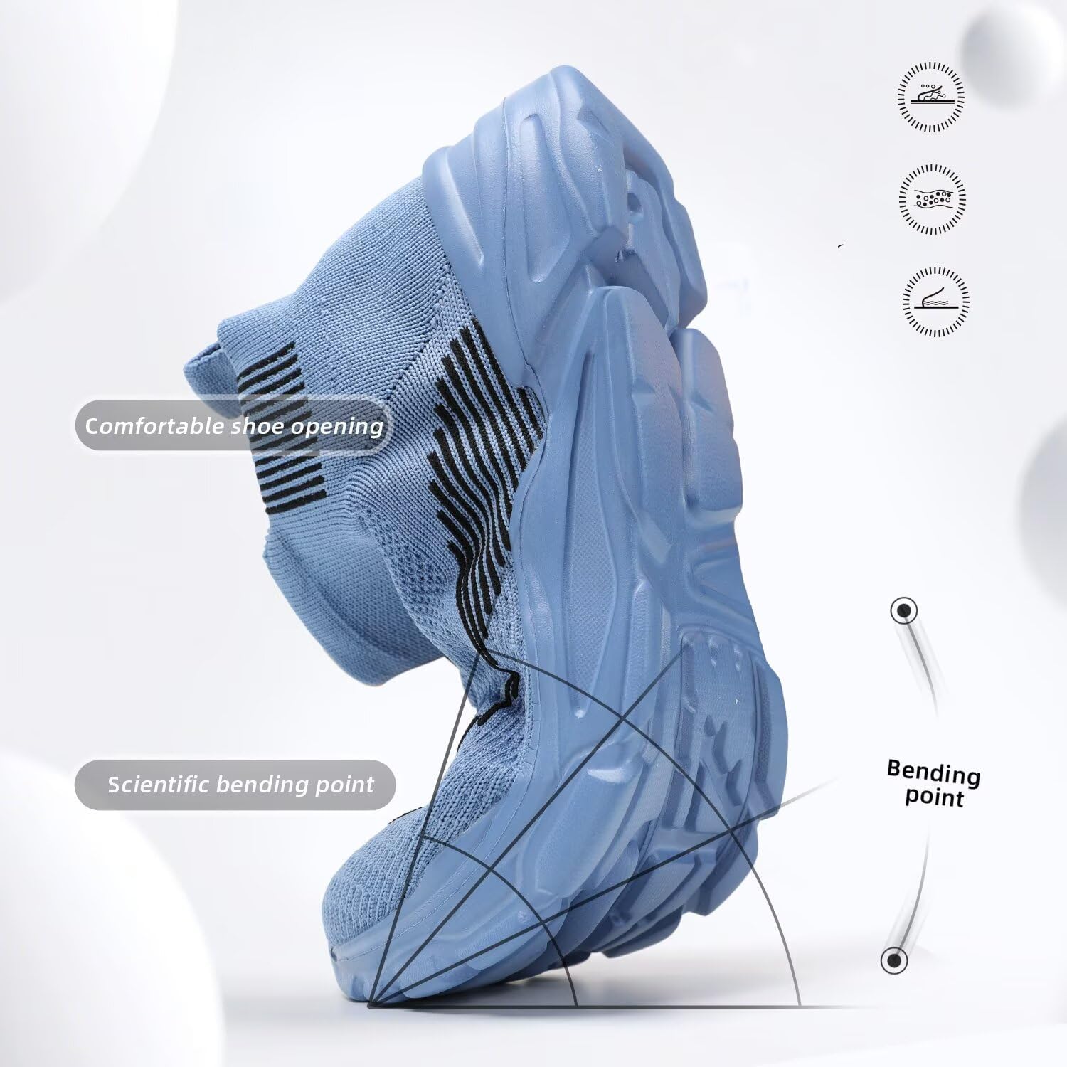 Men's Slip On Walking Shoes Running Comfortable Tennis Breathable Lightweight Non Slip Athletic Gym Workout Casual Fashion Sneakers - Image 5