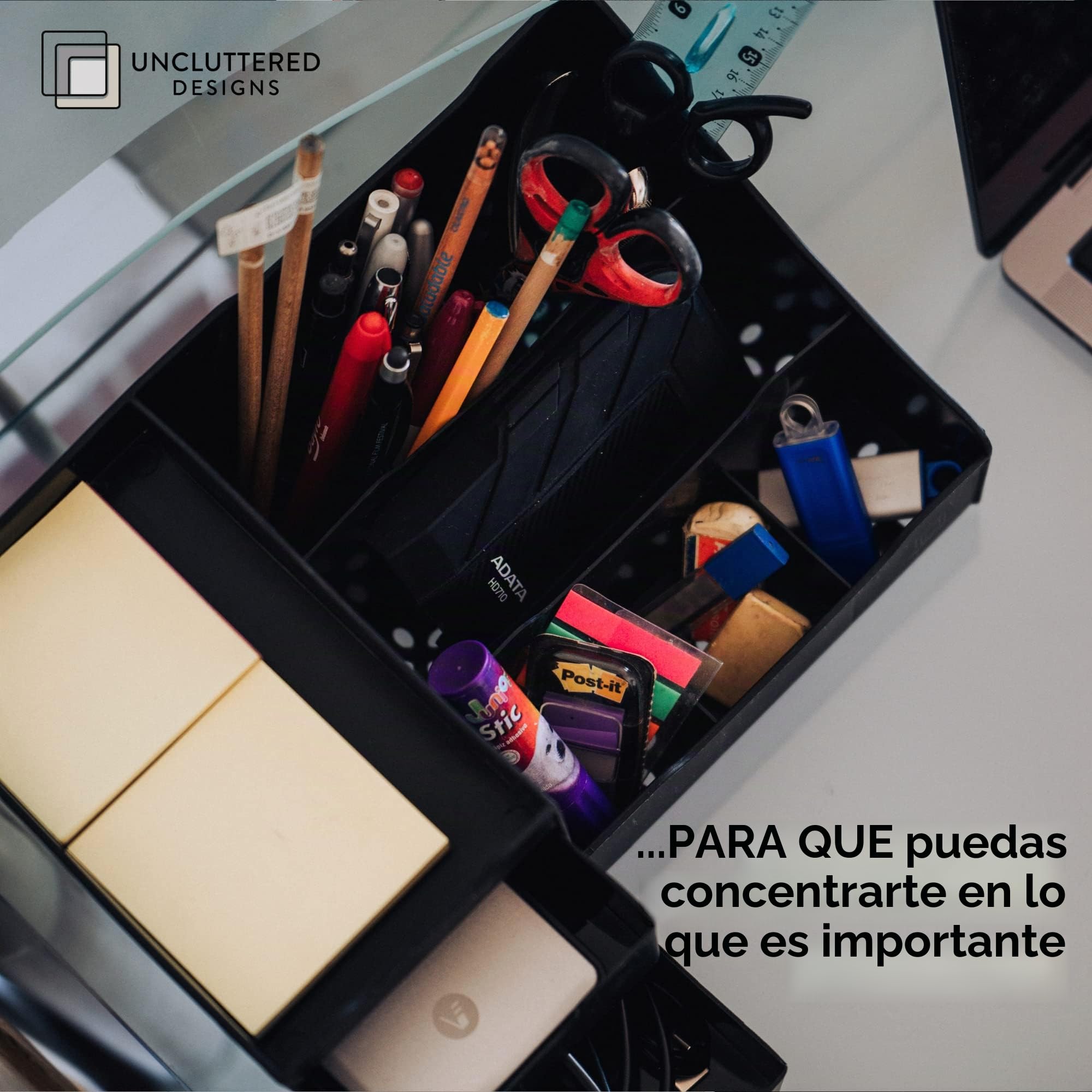 Uncluttered Designs - Organizador de maquillaje con cajones