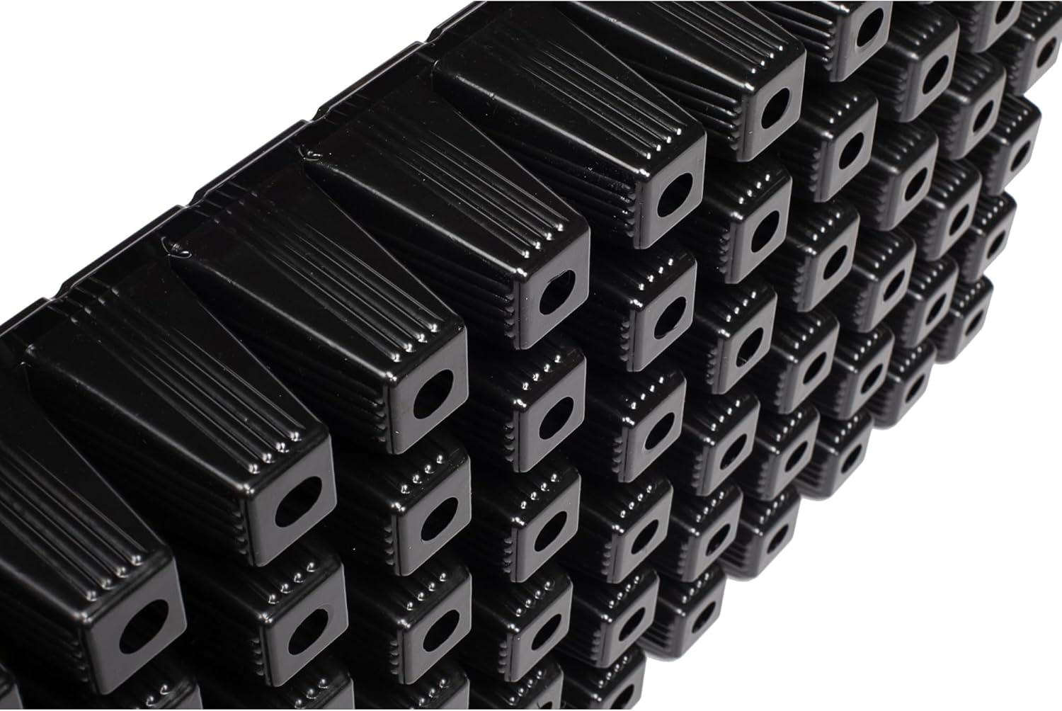 SUNPACK 21" x 11" Extra Strength 72-Cell Square Insert, Black, 2.5" (Pack of 30) - Ideal for Greenhouses or Indoor Gardening - Holds Up to 72 Different Seeds