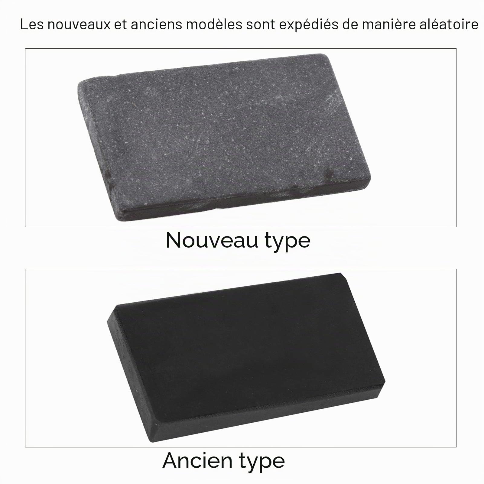 Pierre de Détection d'or, Testeur de Bijoux Touchstone pour Tester Or Argent Pièces de Monnaie Antiques Objets de Collection