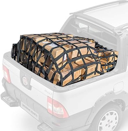 Amazon Autoxrun トラックネット 高耐久 アップグレード耐久性カラビナフック付き X 50インチ ユニバーサルトラック荷台用 ブラック Autoxrun Hwz Black カーパーツ 車 バイク