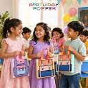 Birthday Popper Birthday Return Gift for Kids Schoolbag Goody Bags, 20 Pcs gallery image