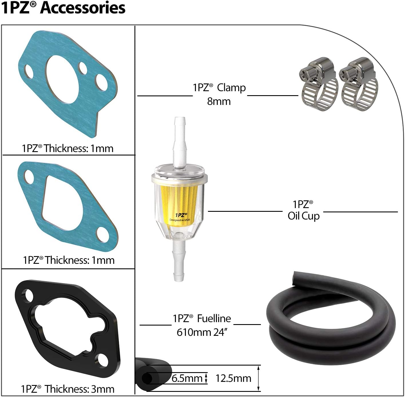 1PZ UM8-CT3 Carburetor Carb Replacement for Honda HS522 HS55 HS521 HS55K1 HS55K2 snowblower