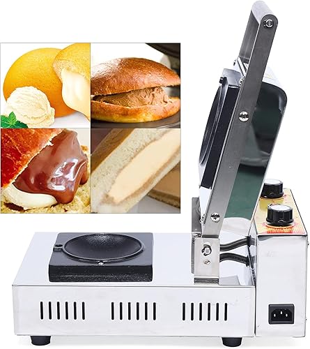 Panini Press Sandwichera, parrilla eléctrica de interior de 1000 W con ollas antiadherentes de doble cara, control preciso de temperatura, abre 180