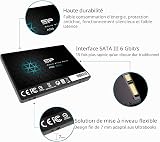 Silicon Power 4TB SSD 3D NAND A55 SLC Cache Performance Boost SATA III 2.5" 7mm (0.28") Internal Solid State Drive (SP004TBSS3A55S25) - 6
