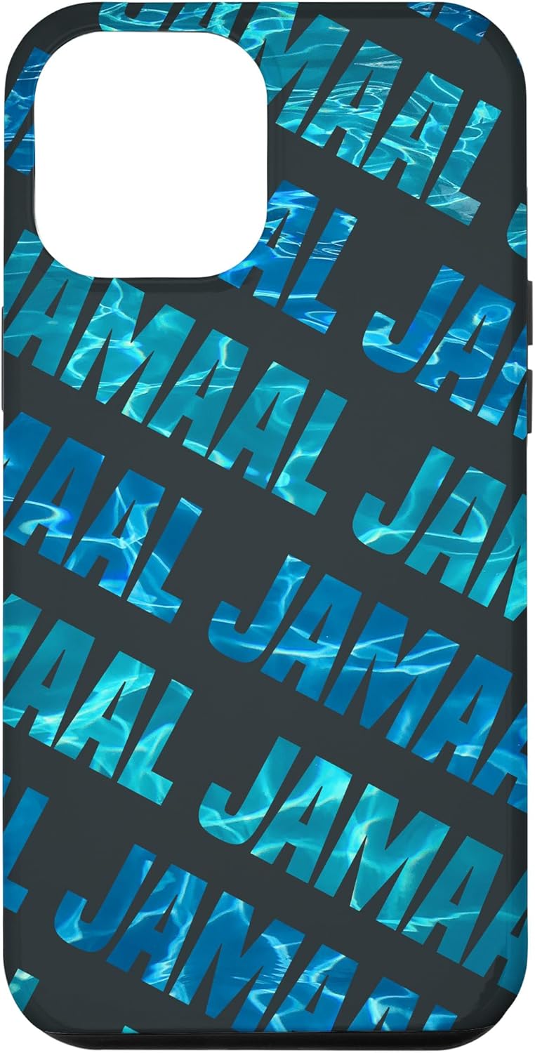 iPhone 11 Pro Max Custom Jamaal Phone Cover Blue Teal Gray Personalized Case