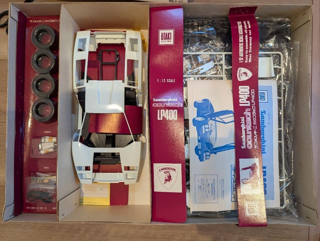 入手困難] OTAKI プラモデル カウンタック LP400 入手困難] OTAKI