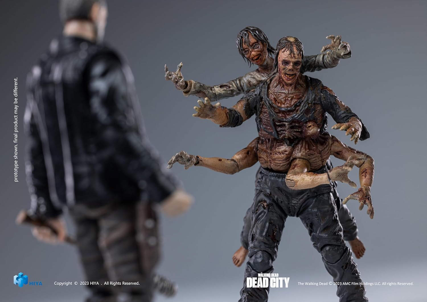 The Walking Dead: Dead City – The Walker King Exquisite Mini Series 4-Inch Action Figure
