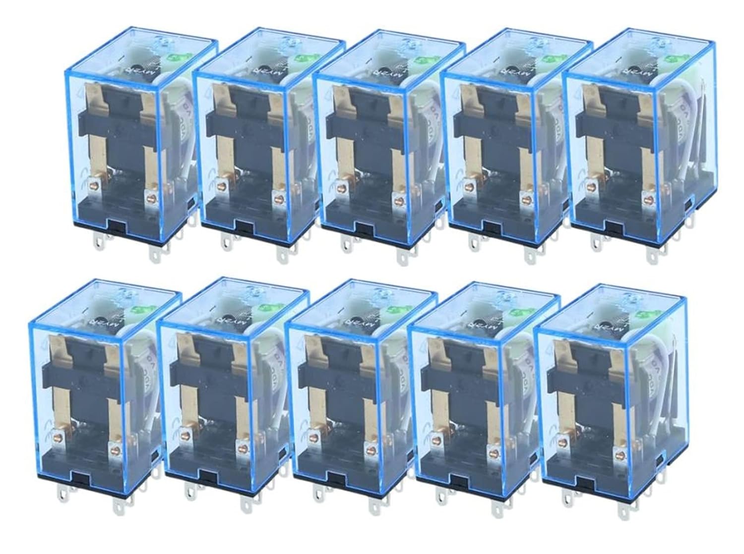 10PCS MY4NJ General Purpose Relay 4pdt 14pins Relais AC110V DC110V AC220V DC220V Switch(DC 220V)