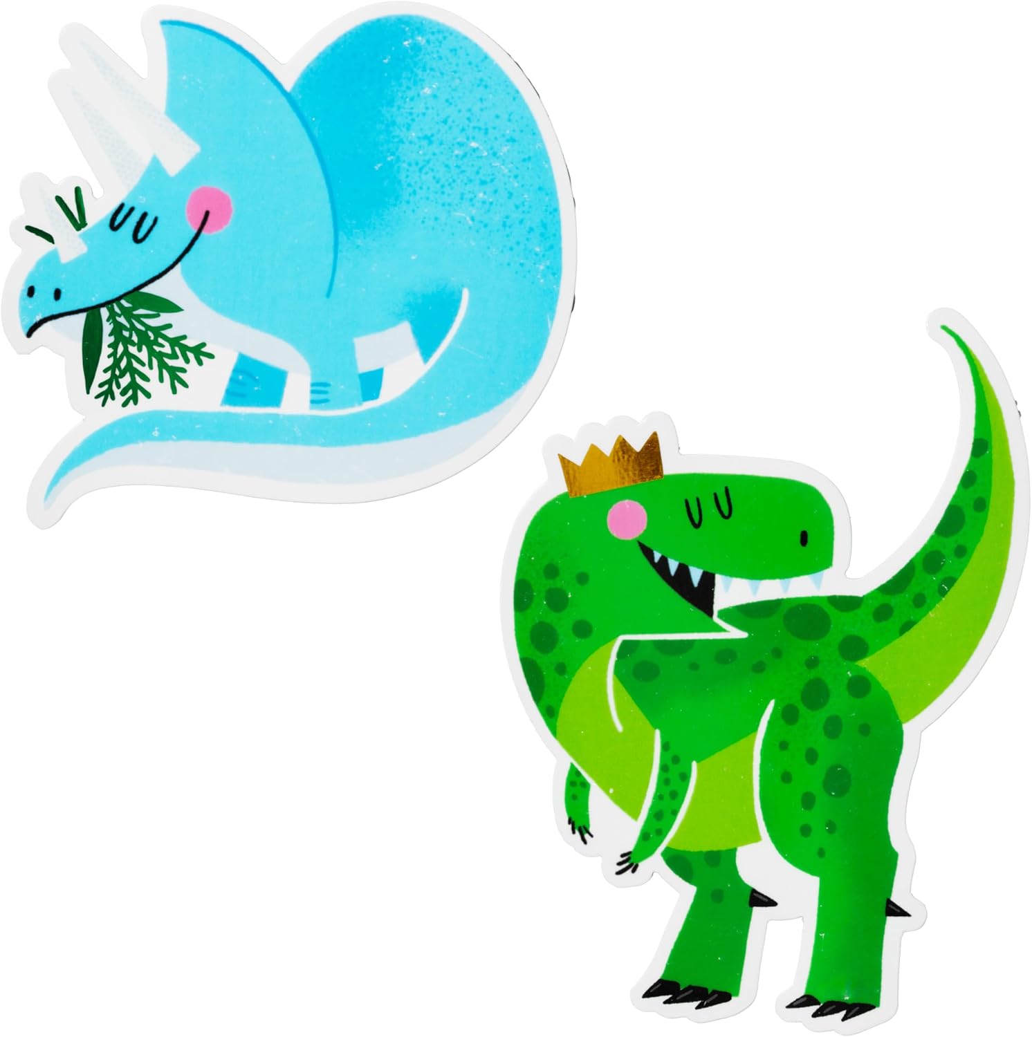 C.R. Gibson Kids Wall Decor - Colorful Playroom and Bedroom Peel and Stick Vinyl Decal Stickers for Toddlers & Preschoolers, 18 Pieces, Dino-Roar