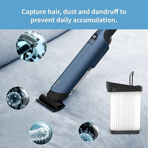 4 Pack Replacement Fabric Filter Compatible with Shark Cordless Handheld Vacuum WV410PR WV410CO WV401BL WV401PK WV403BR WV410BL WV410GN WV410TL, Compare to Part XFFWV400