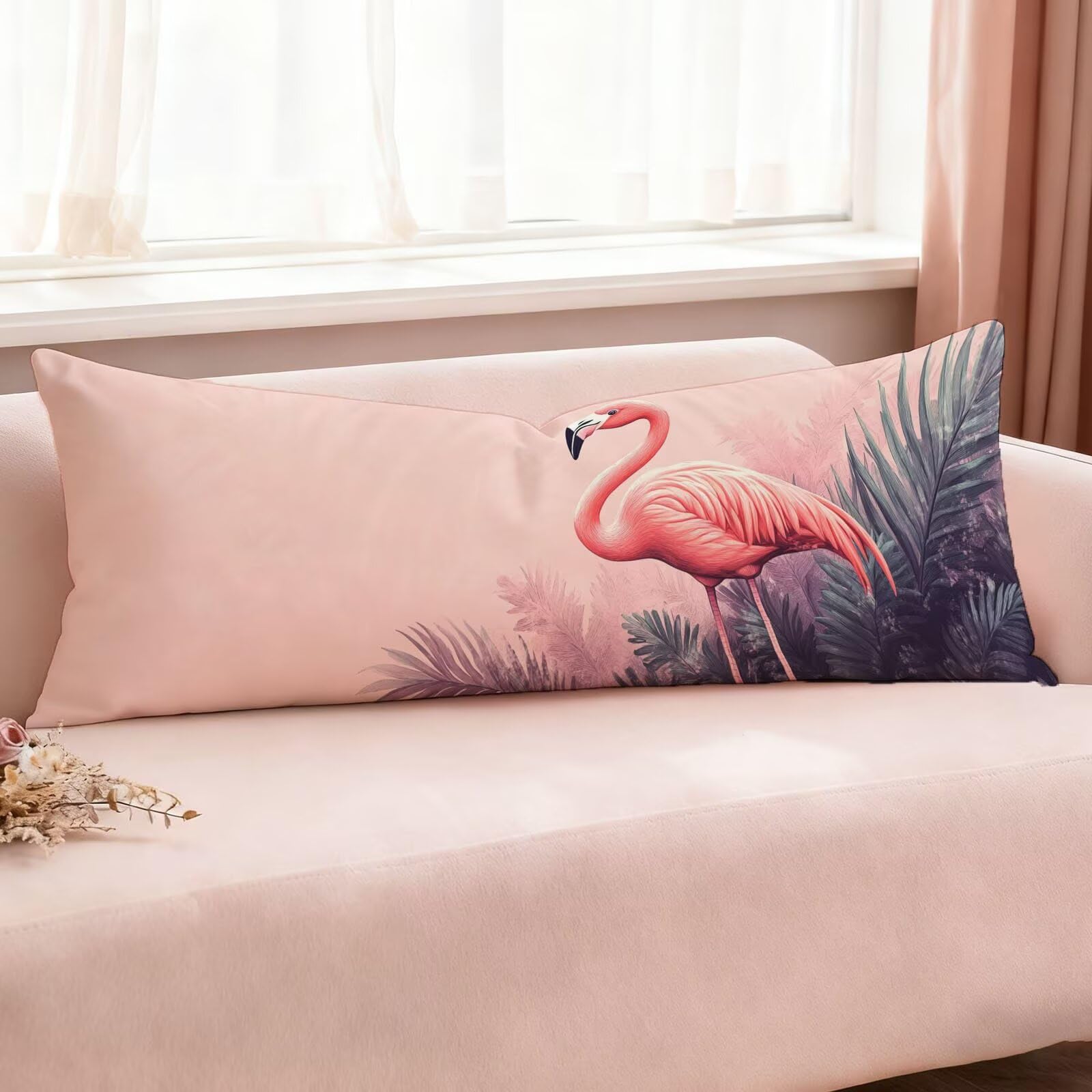 Różowe poszewki na poduszki w rozmiarze 60 x 180 cm, poszewki na poduszki w rozmiarze king-size, poduszka na całe ciało, aksamitna, dwustronna, do sypialni, na kanapę, łóżko, dekoracyjna poszewka na