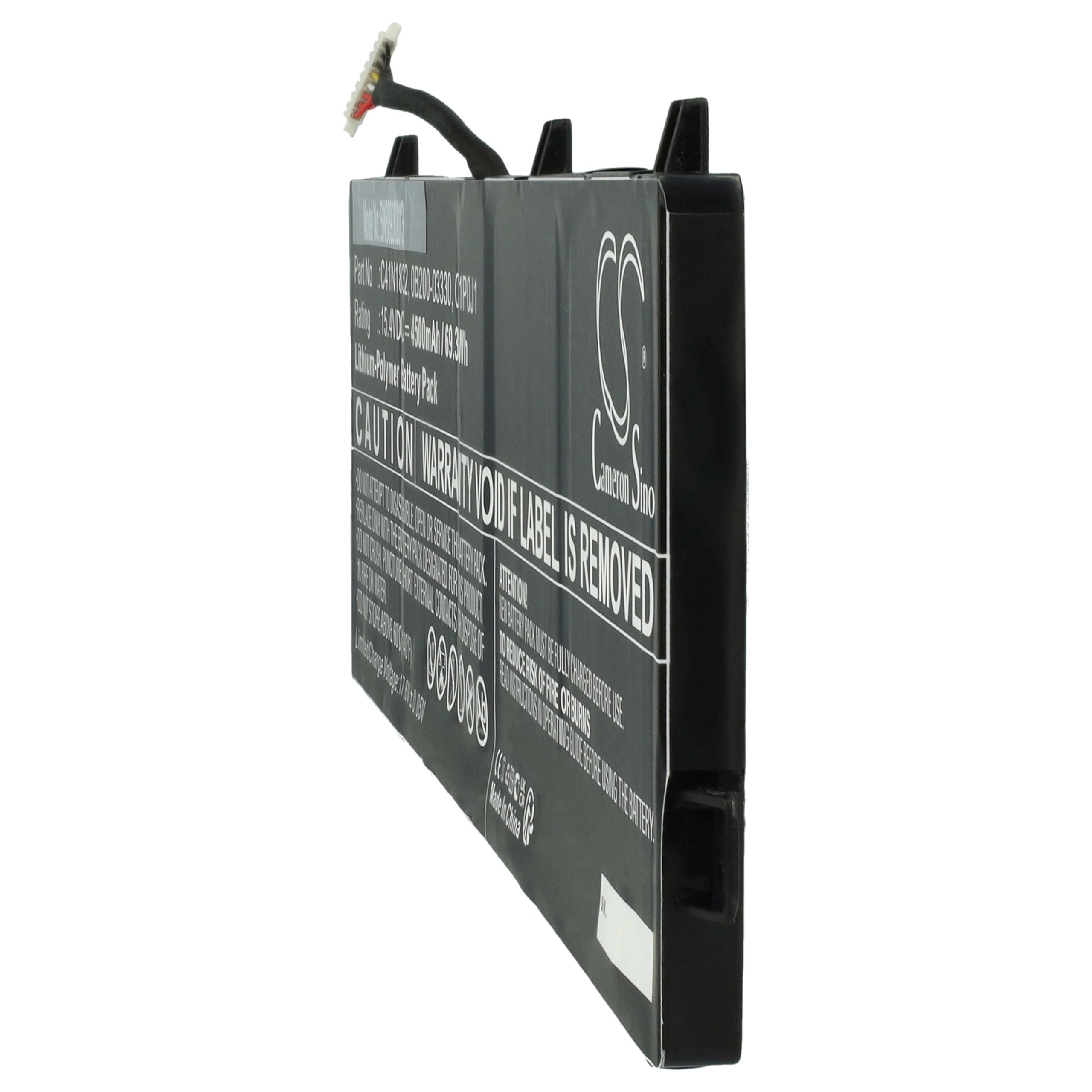 vhbw Batería reemplaza ASUS C41POJ1, C41P0J1 para Notebook (4500 mAh, 15,4 V, Li-Poli)