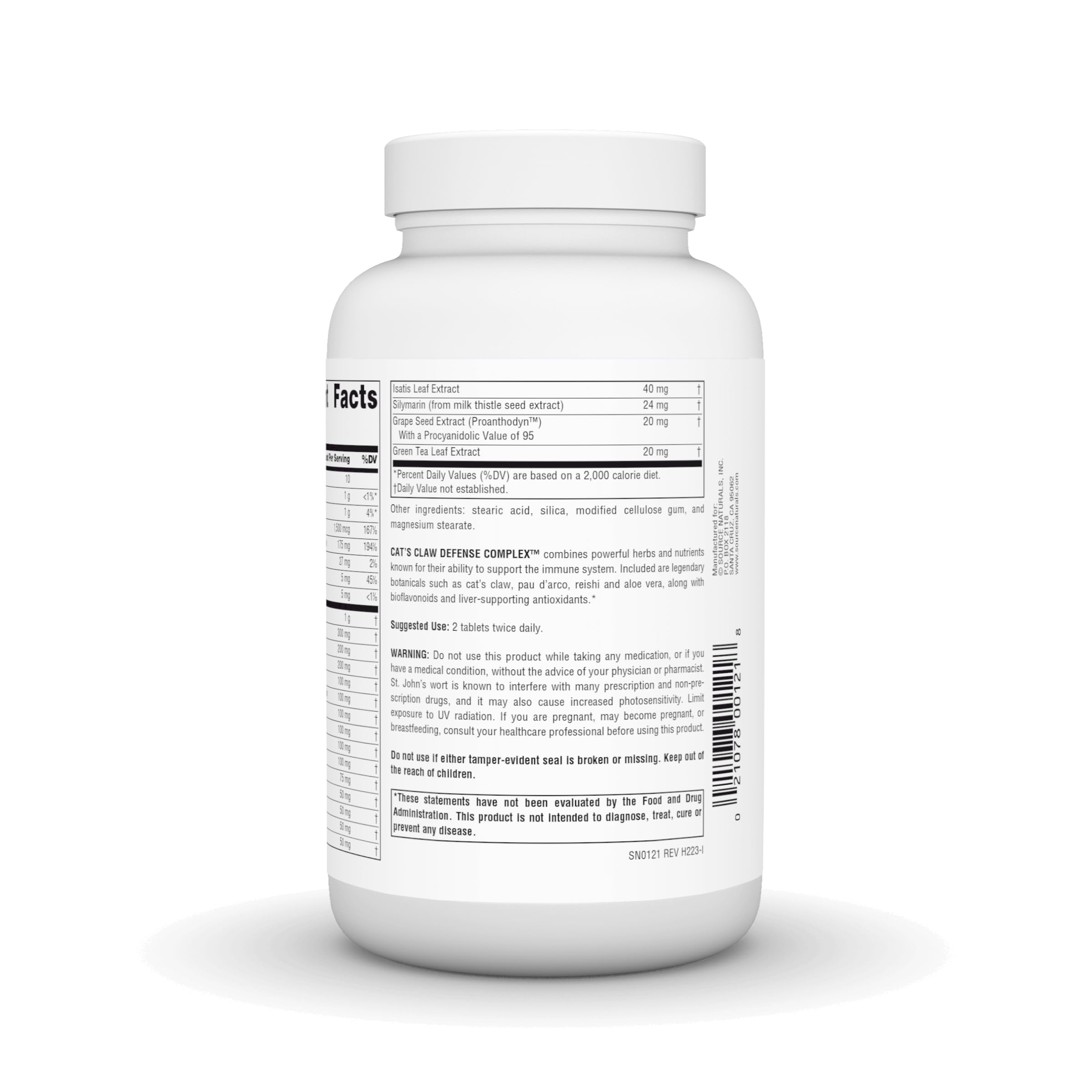 Source Naturals Cat's Claw Defense Complex - 120 Tablets — Amazon image 3