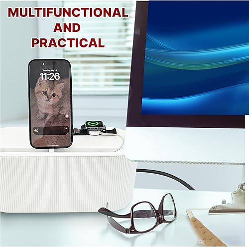 Miniatura 6 de Caja de organización de cables - Caja organizadora de cables, caja organizadora de cables, caja de cable, caja de cable, organizador de caja de