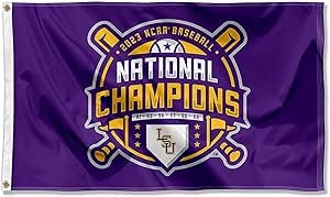 2023 LSU Tigers 3x5 Piedi College NCAA College Final Four