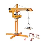 Hape Playscapes Crane Lift Playset| Construction Truck Vehicle Playset for Kids