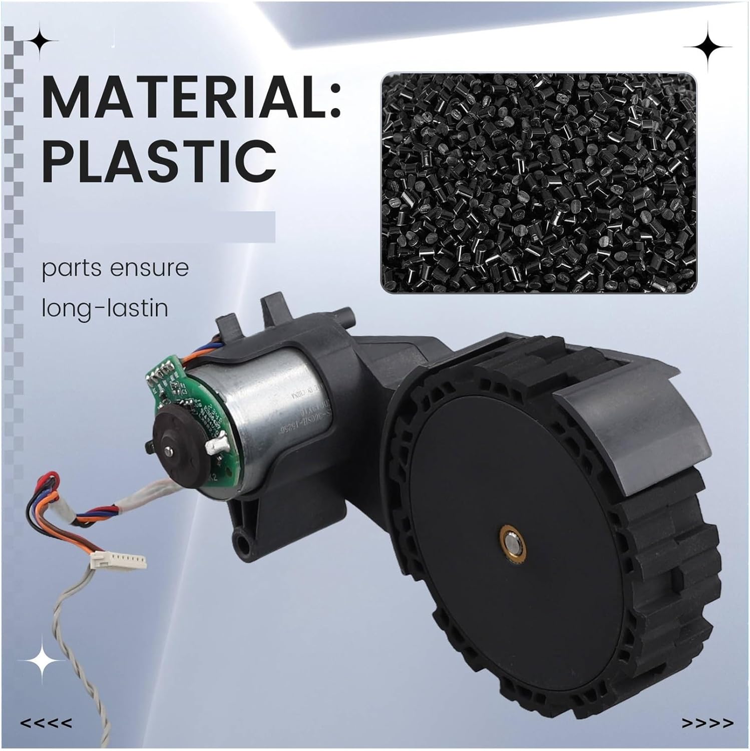 Walking Module Driving Wheel Accessories，Compatible for Roborock，G20/G20S/S8/S8MAXV Ing Robot Spare Parts，Right Wheel