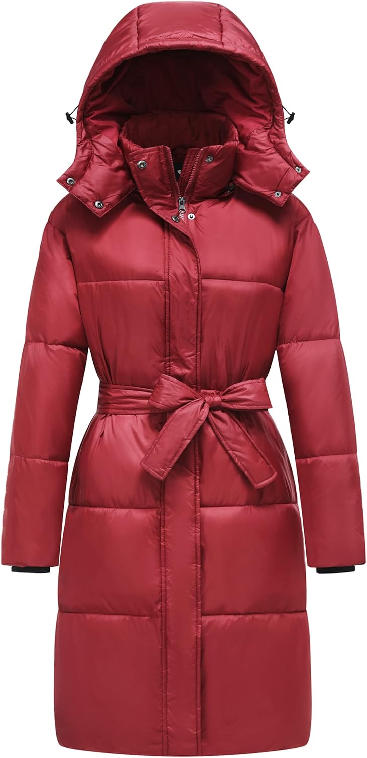 Women's Winter Puffer Coat with Detachable Hood Uganda Ubuy