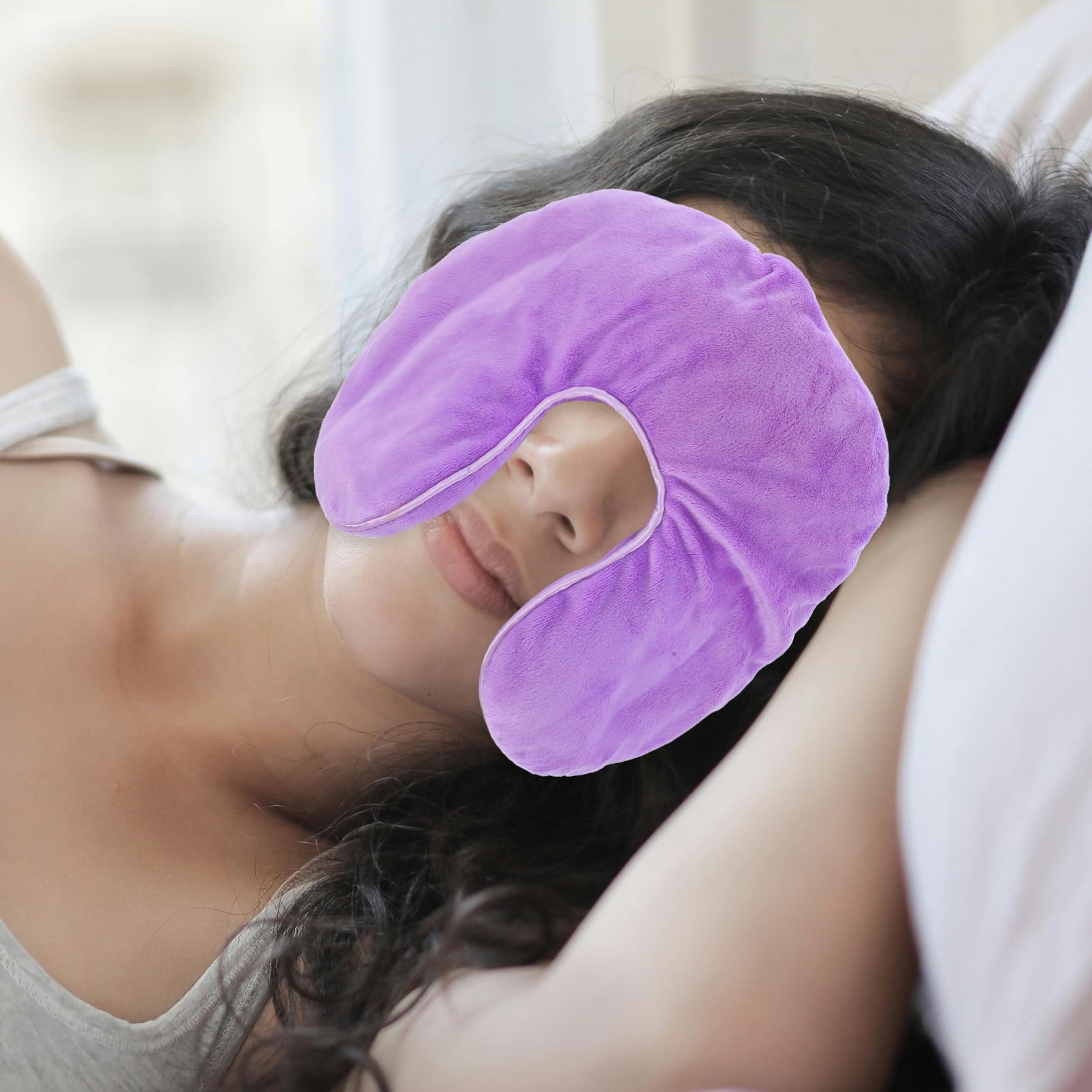 Masque de Sommeil Chaud et Froid à Lavande, Yeux et Visage