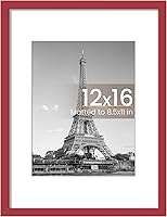 Vista 9 de upsimples - Portarretratos de 12 x 16 pulgadas, para fotos de 8.5 x 11 pulgadas con paspartú o de 12 x 16 pulgadas sin paspartú, marcos de póster