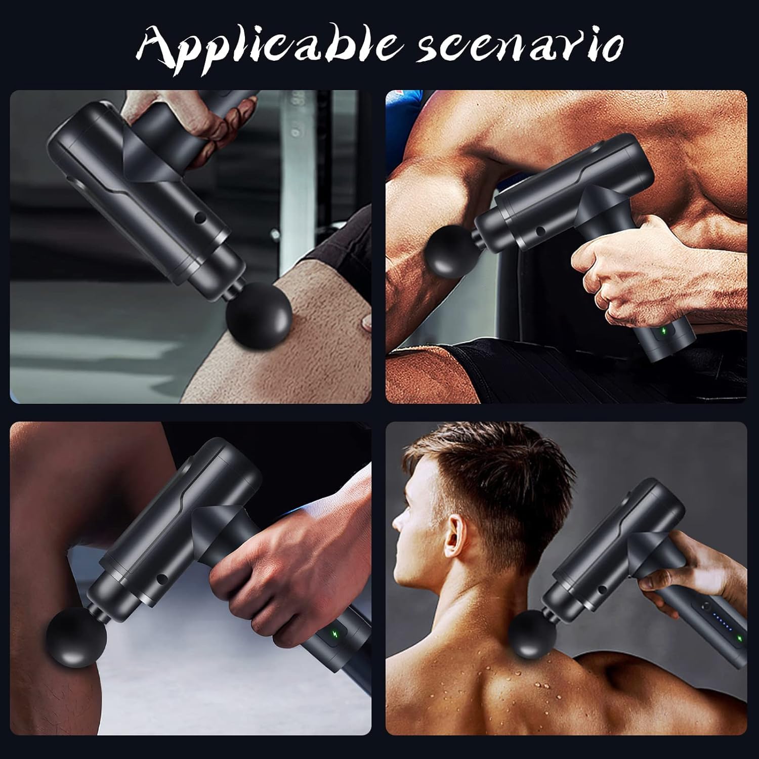 Alexic Massage Machine Machine Gun With Electric Massage Vibration neck, shoulders, legs, men and women back to women Alexic Massage Machine Machine Gun With Electric Massage Vibration neck, shoulders, legs, men and women back to women