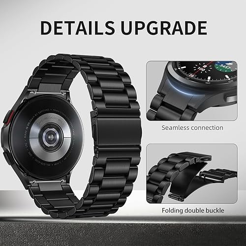 Miniatura 3 de Compatible con Galaxy Watch 6 Band Classic de 1.693 in 1.850 in 1.575 in 1.732 inSamsung Galaxy Watch 4 Band Classic 1.575 in 1.732 in 1.654 in