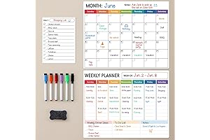 LANDNEOO Dry Erase Fridge Calendar: Conquer Your Days and Organize Your Home