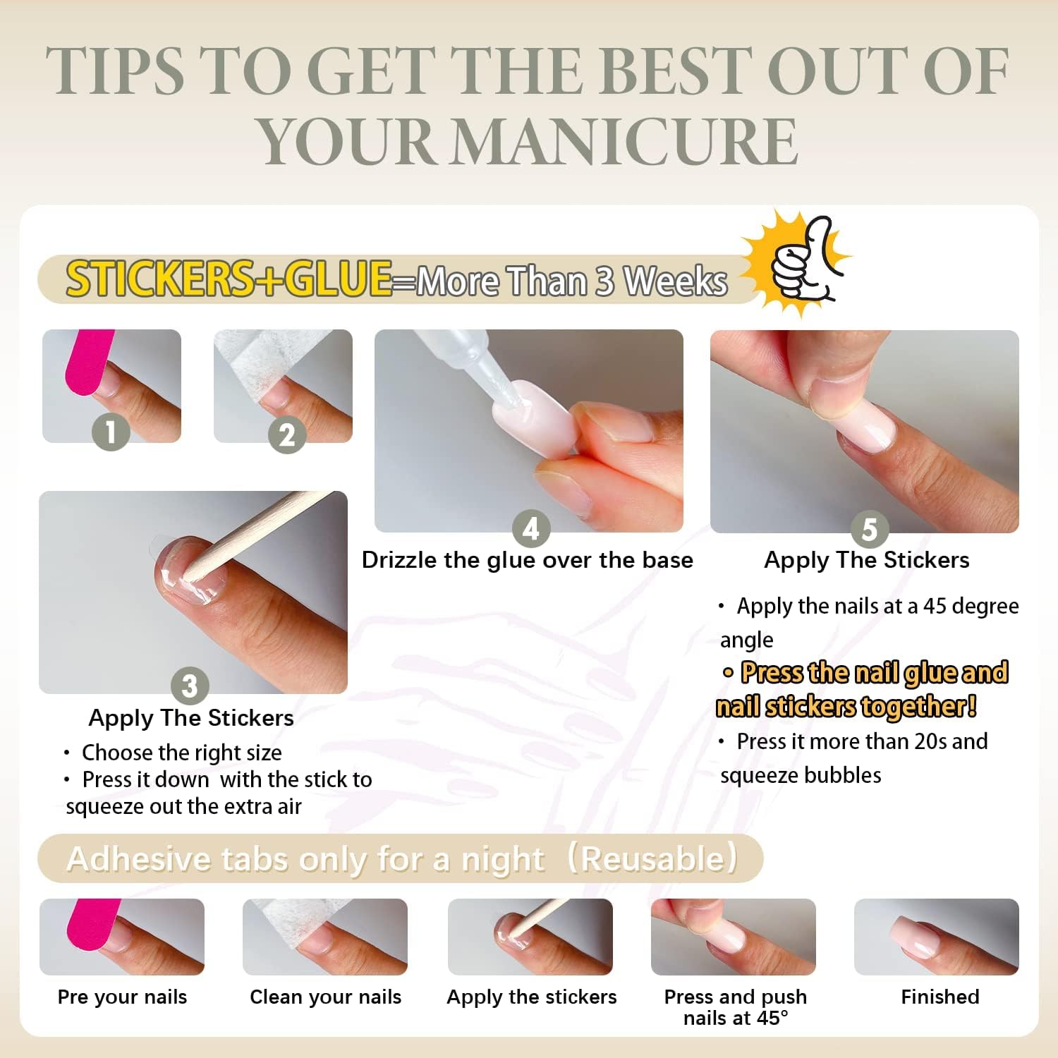 KQueenest Baby Pink Press on Nails Long Medium Square, Glossy Gel Medium Fake Nails Press ons, Natural Solid Color Full Cover Acrylic Nails for Women Daily Wear, 24 Pcs