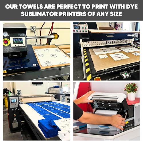 Miniatura 6 de Toallas en Blanco para Sublimación de Microfibra al Por Mayor 16x24 - Toallas Premium de Microfibra con Tejido de Gofres para Cocina - Blancos de