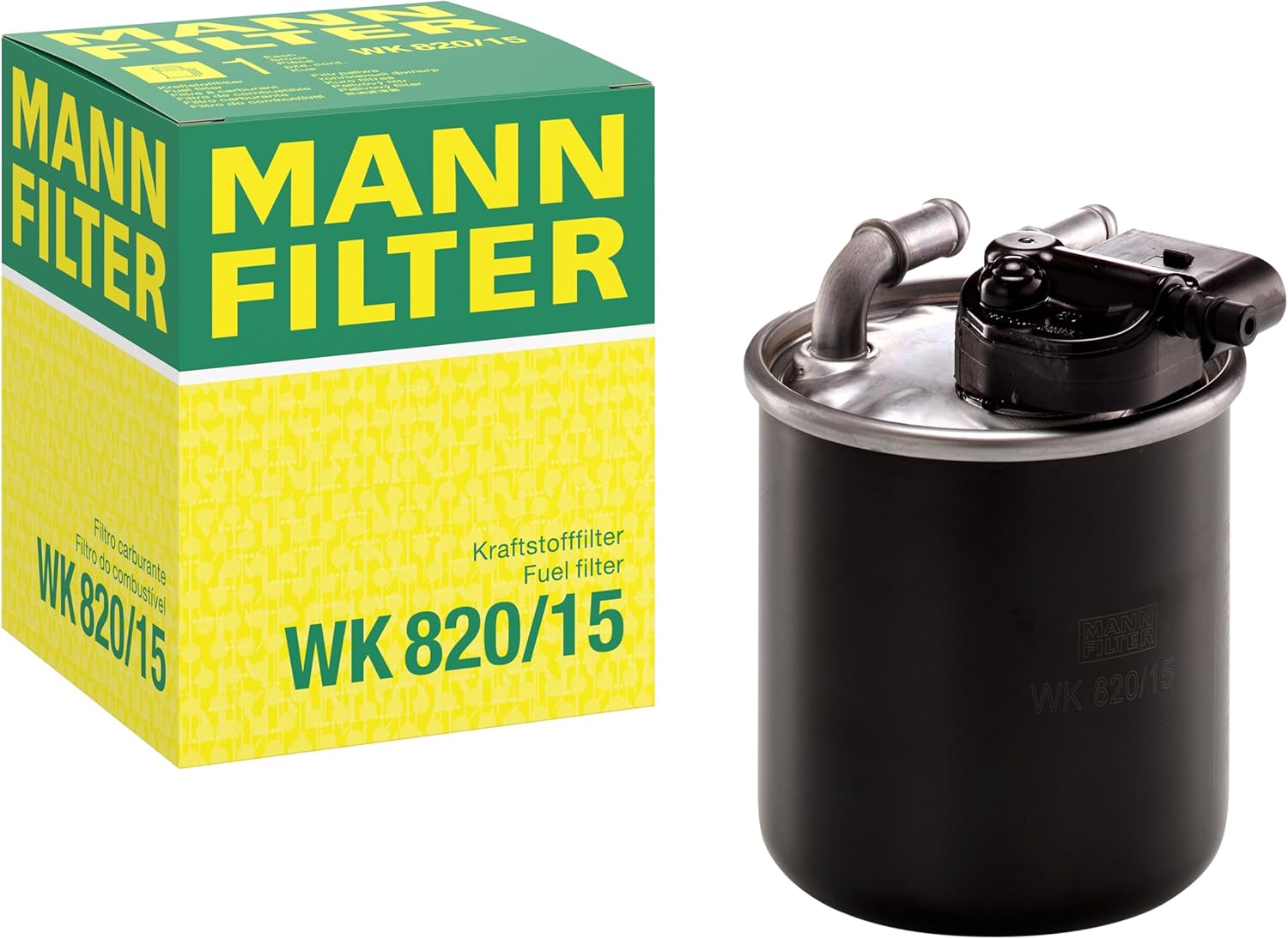 MANN-FILTER WK 820/15 Fuel Filter Compatible With Select Mercedes-Benz Sprinter Models Without Integrated Fuel Heating Option