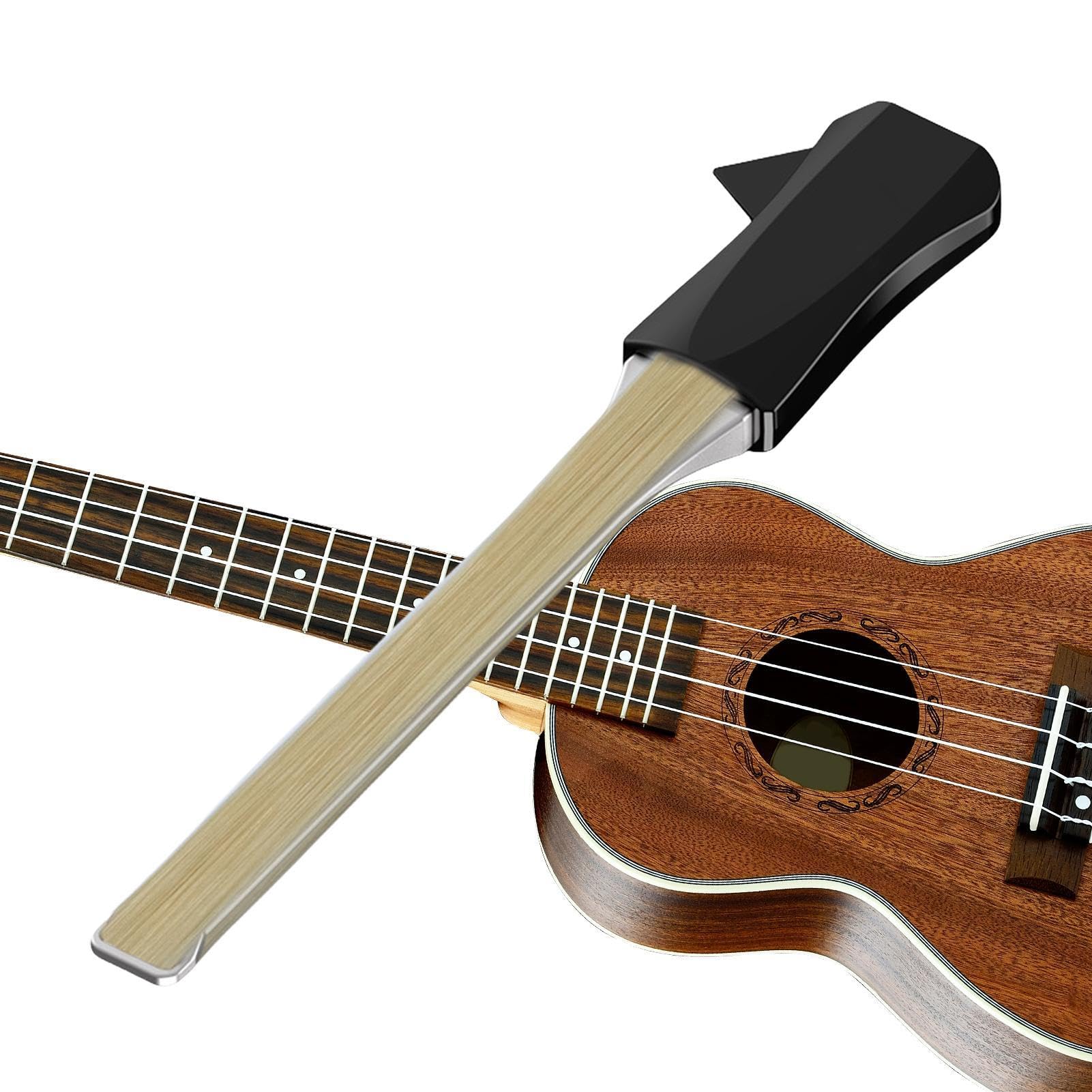 Guitar Playing Aids-Hovevags Guitar Bow, intégré, bâton de guitare double face | Instrument à chaîne effondrée polyvalent avec poignée confortable, support de jouabilité avancé pour les musiciens,
