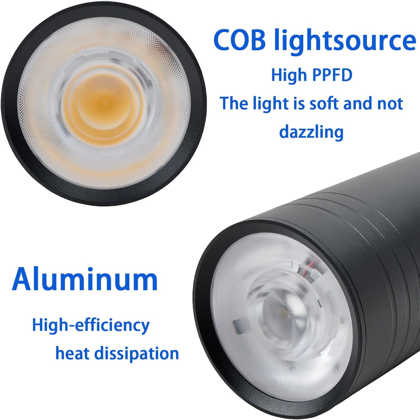 Hanging Grow Light for Indoor Plants, Full Spectrum Growing Plant Lamp with Timer,Decorative Pendant Plant Light Garden, Flowers, Greenhouse (Black)