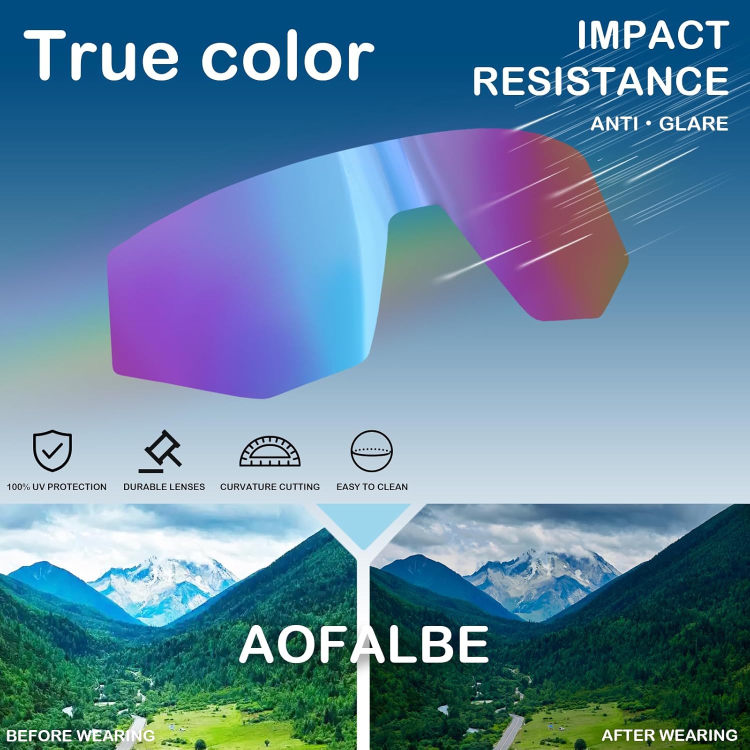 Kids Baseball Sunglasses, Youth Polarized Sports Sunglasses for Boys Girls, Softball Cycling Goggles UV400 Protection - Image 3