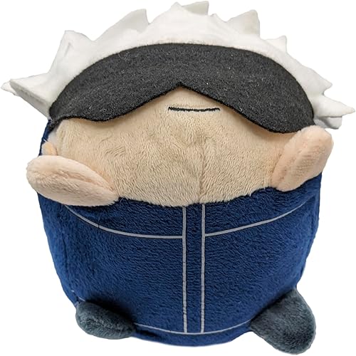 Miniatura 4 de Mochibi - Jujutsu Kaisen - Satoru Gojo - Juguete de peluche, coleccionable, suave, 6 pulgadas, licencia oficial, apilable, anime