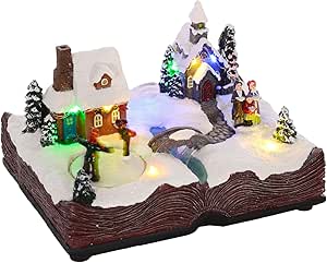 Winter Village Multi-Colour LED Christmas Display with Music & Timer main image 0