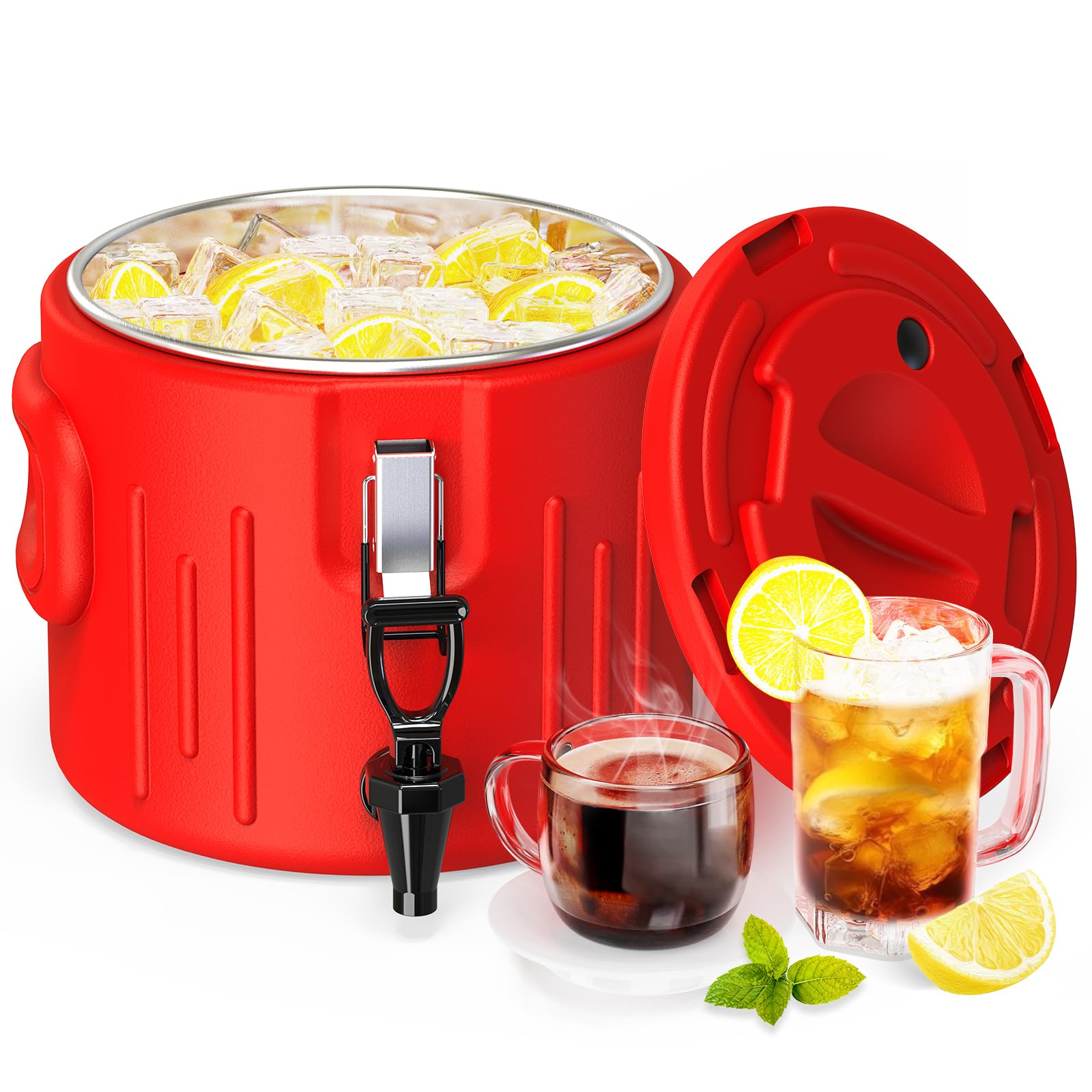 Amazon.com | Insulated Beverage Dispenser 2 Gallon- Ice and Hot