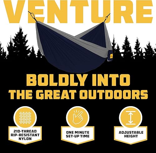 Miniatura 79 de Wise Owl Outfitters Hamaca de camping – Hamaca portátil de 500 libras con correas de árbol – viajes, mochileros, senderismo, equipo de campamento al