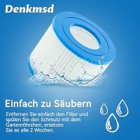 Denkmsd VI Medence Szűrőbetét Spa Pumpához 4 db Csomag 4