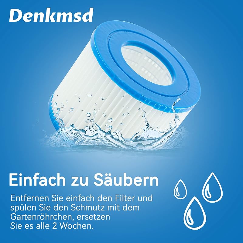Denkmsd VI Medence Szűrőbetét Spa Pumpához 4 db Csomag