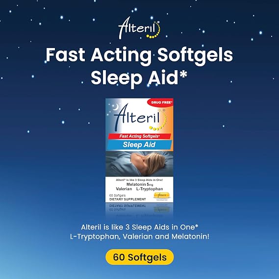 Alteril Natural Sleep Aid Soft Gel 60ct