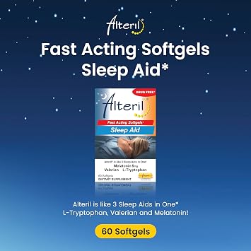 Alteril Natural Sleep Aid Soft Gel 60ct