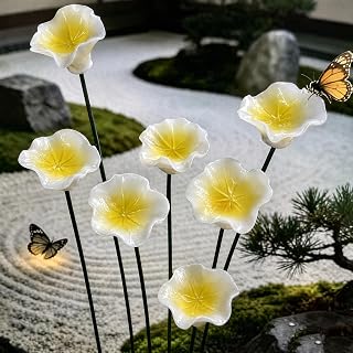 6pcs Flower Ceramic Bee Watering Station – Easy to Clean & Portable Insect